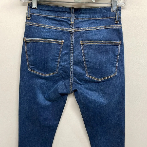 Zara Woman Premium Denim Collection High Rise Skinny Jeans 4 - Picture 5 of 15